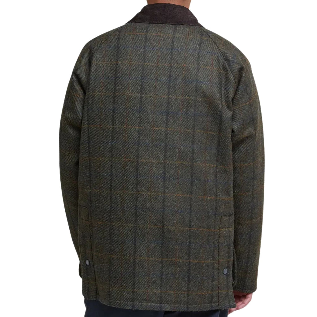 Barbour Bedale Check Wool Jacket - Brown
