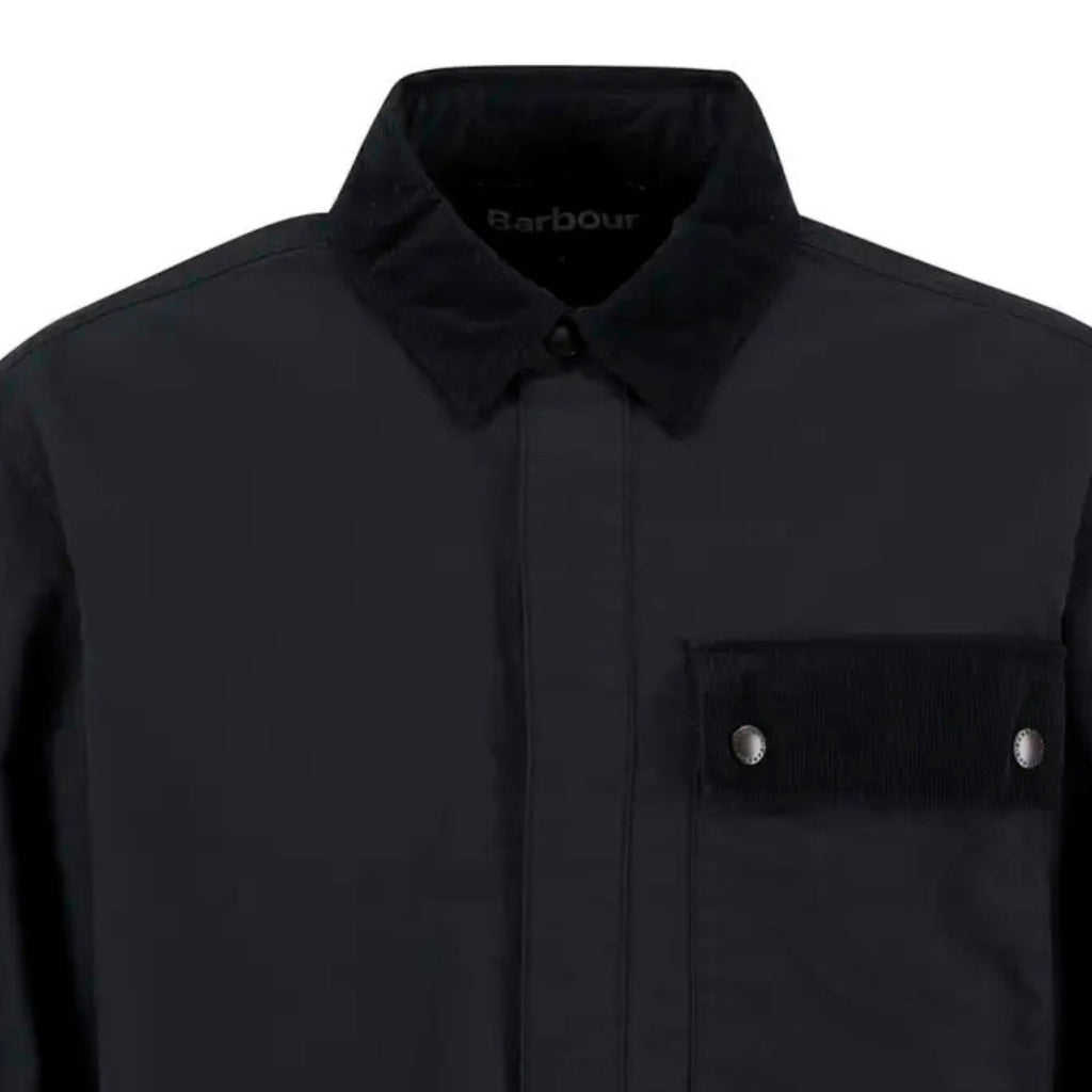 Barbour Silverbay Oversized Twill Overshirt - Black