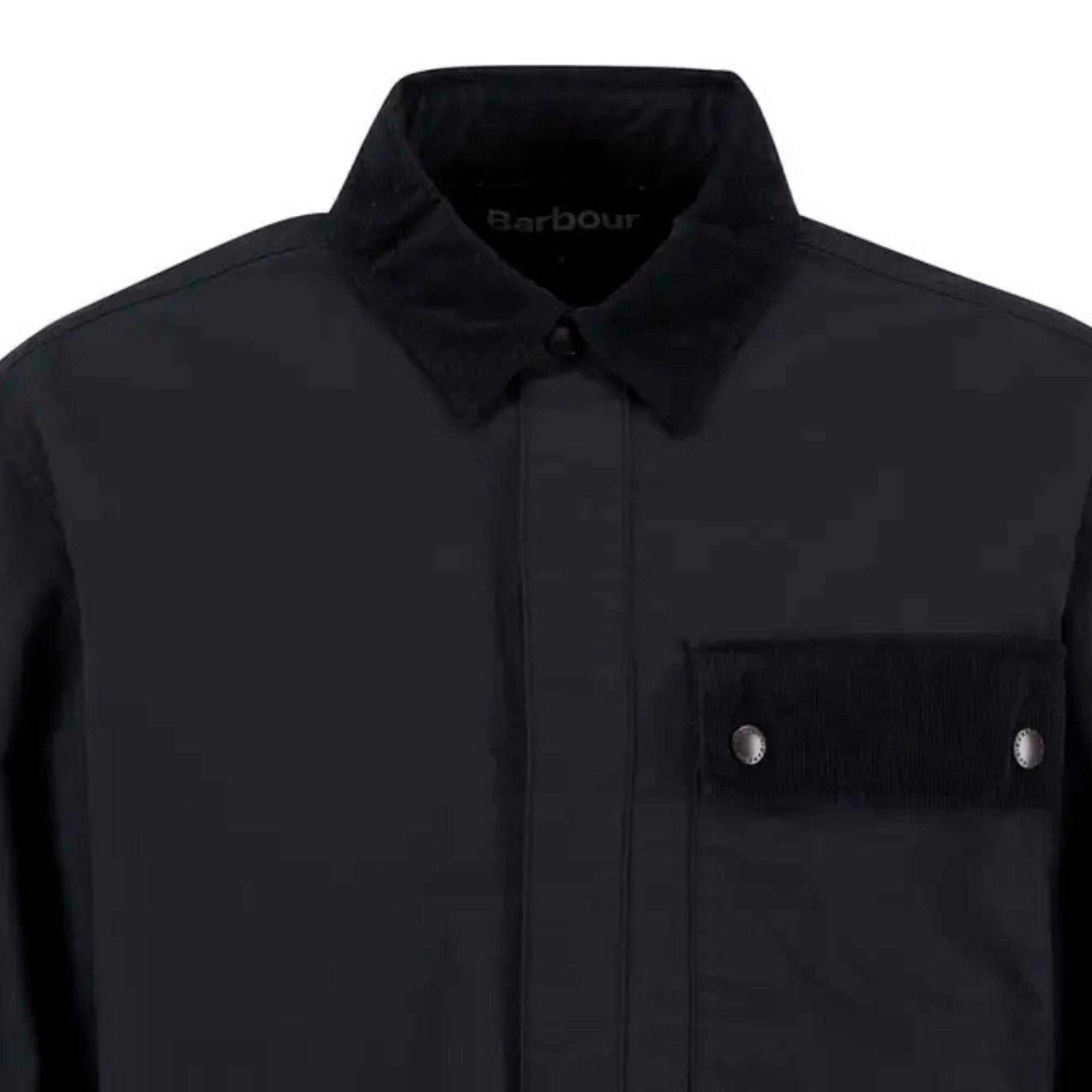 Barbour Silverbay Oversized Twill Overshirt - Black
