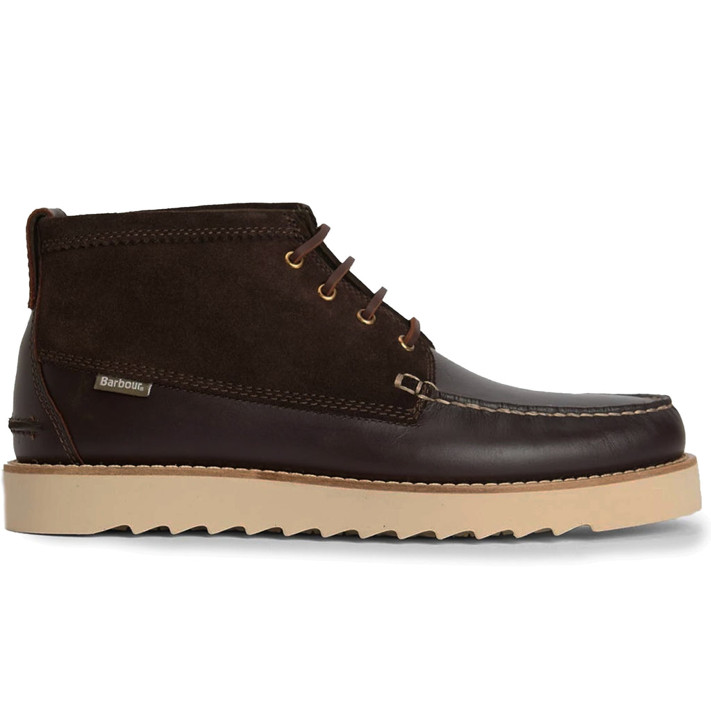 Barbour Hadston Chukka Boots - Dark Brown