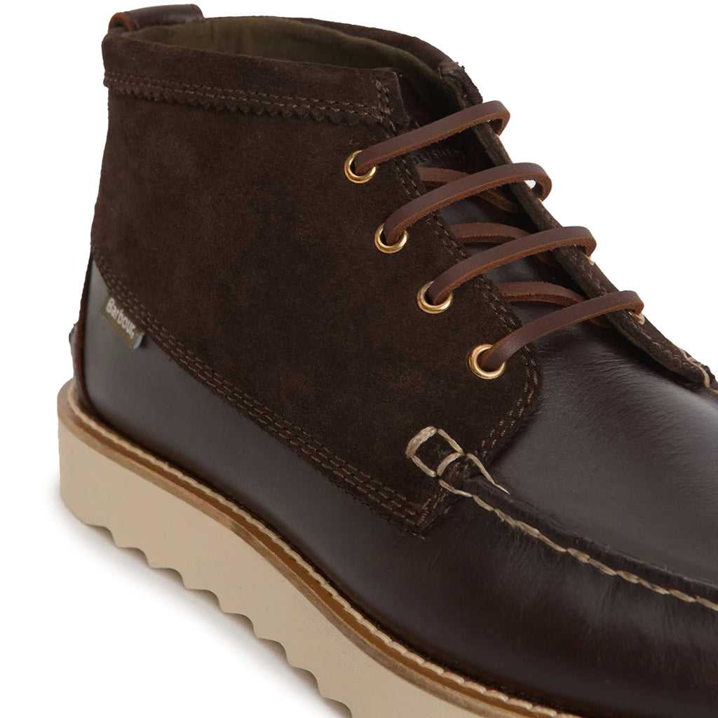 Barbour Hadston Chukka Boots - Dark Brown