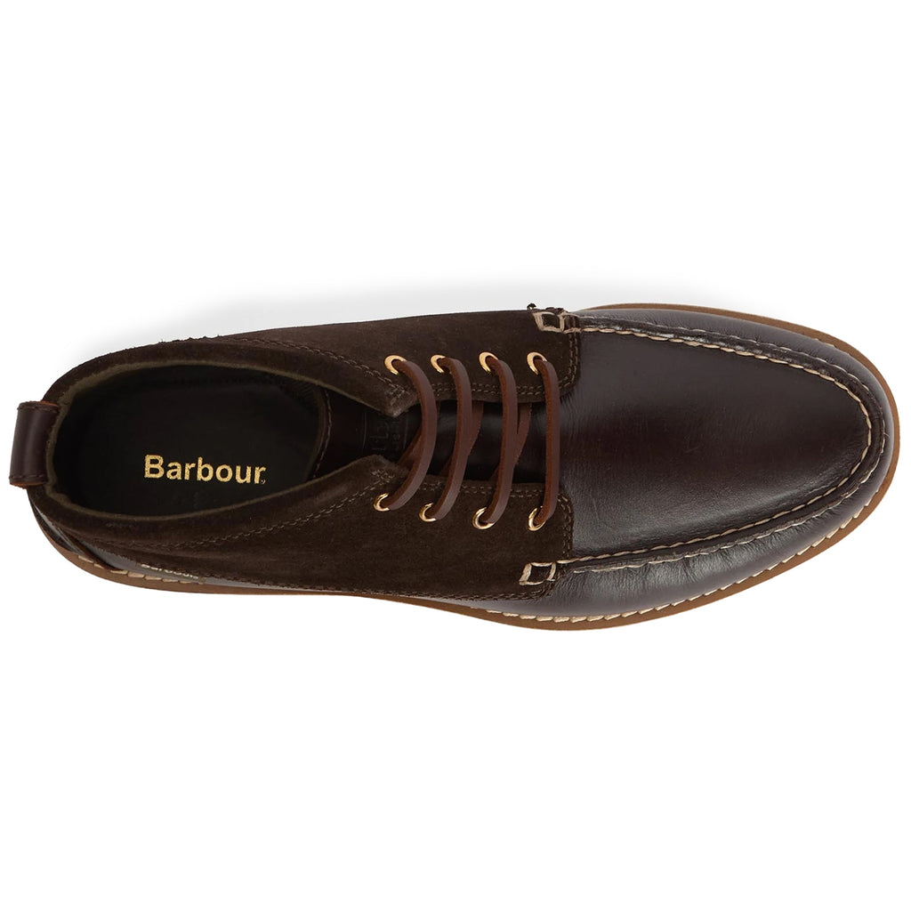 Barbour Hadston Chukka Boots - Dark Brown