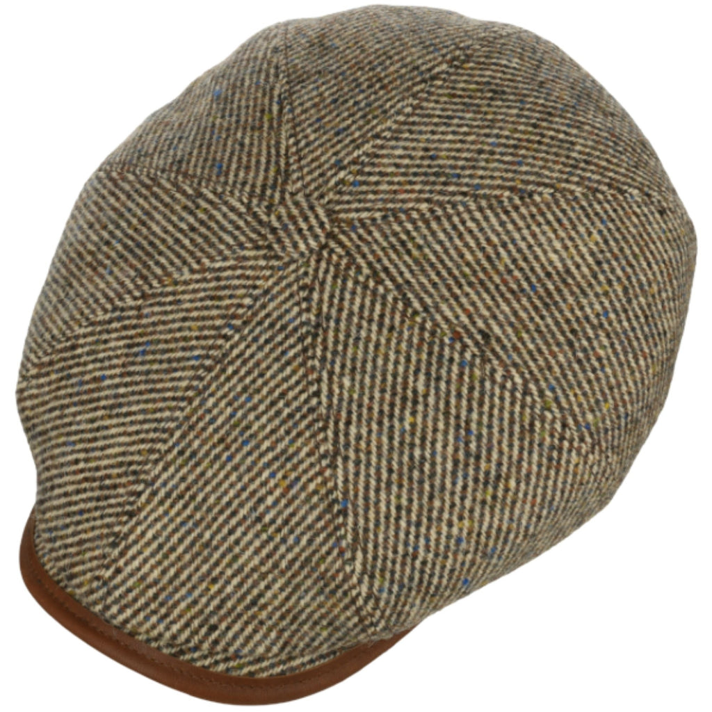Stetson Hats Hatteras Lifton Flat Cap - Brown