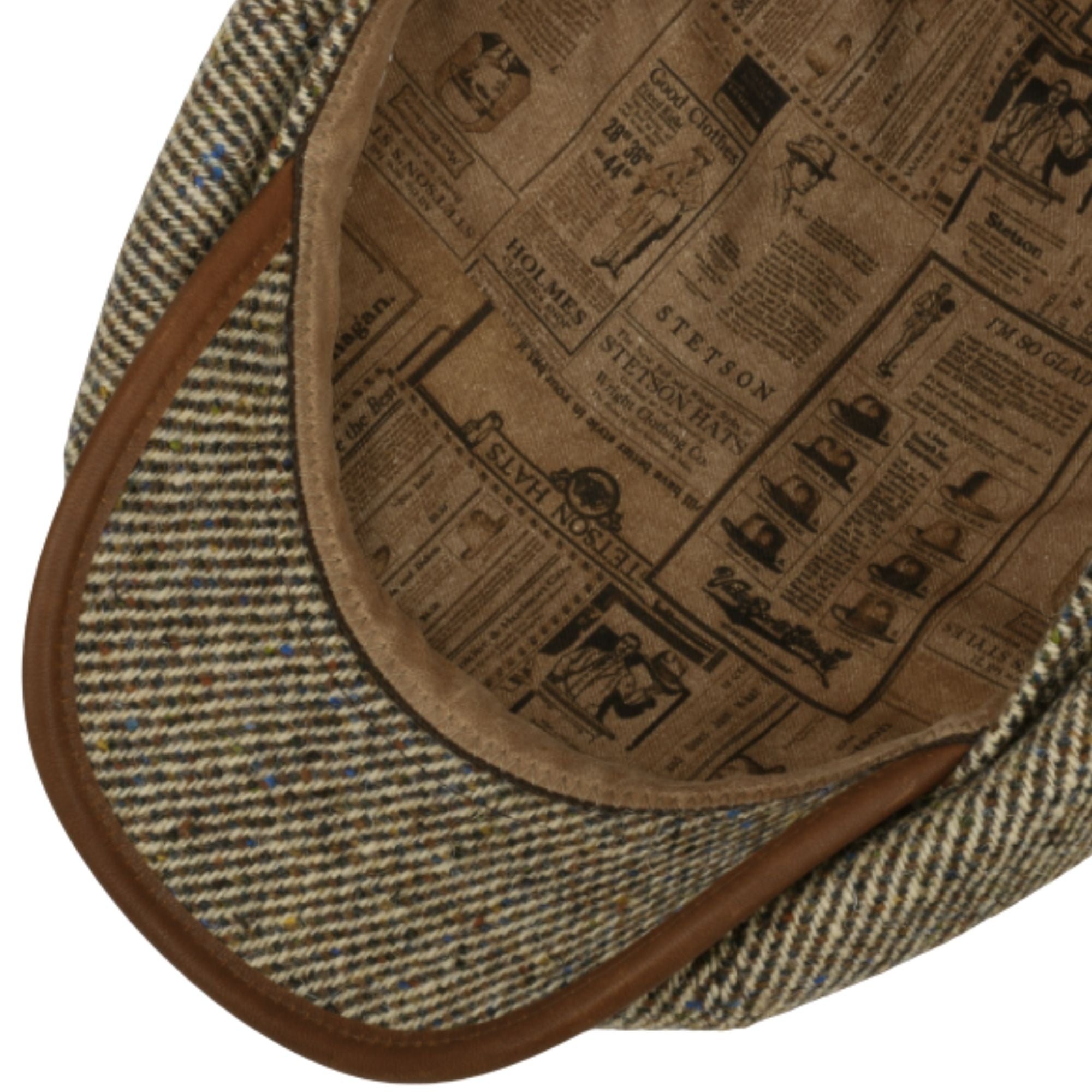 Stetson Hats Hatteras Lifton Flat Cap - Brown