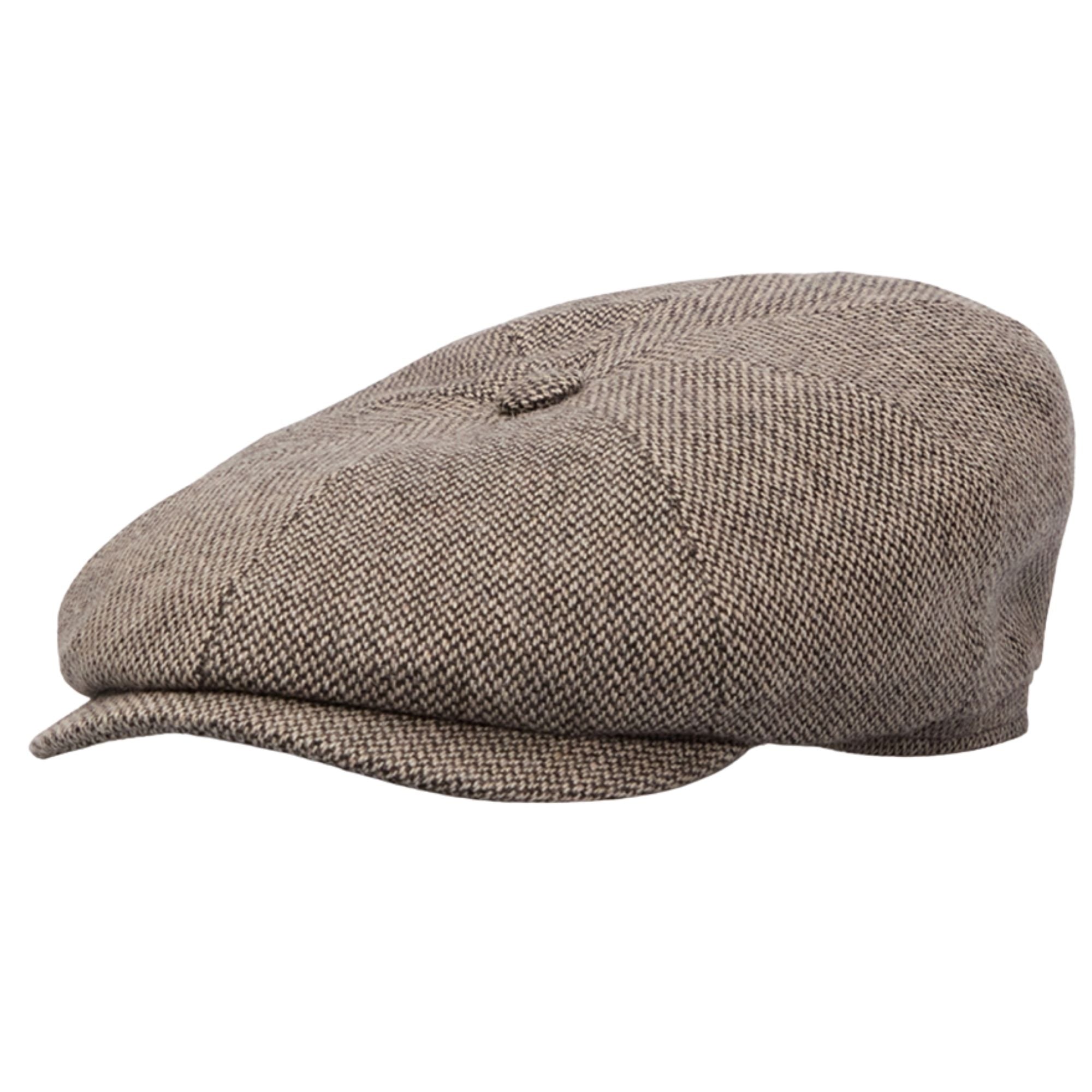 Stetson Hats Hatteras Wool Flat Cap - Brown