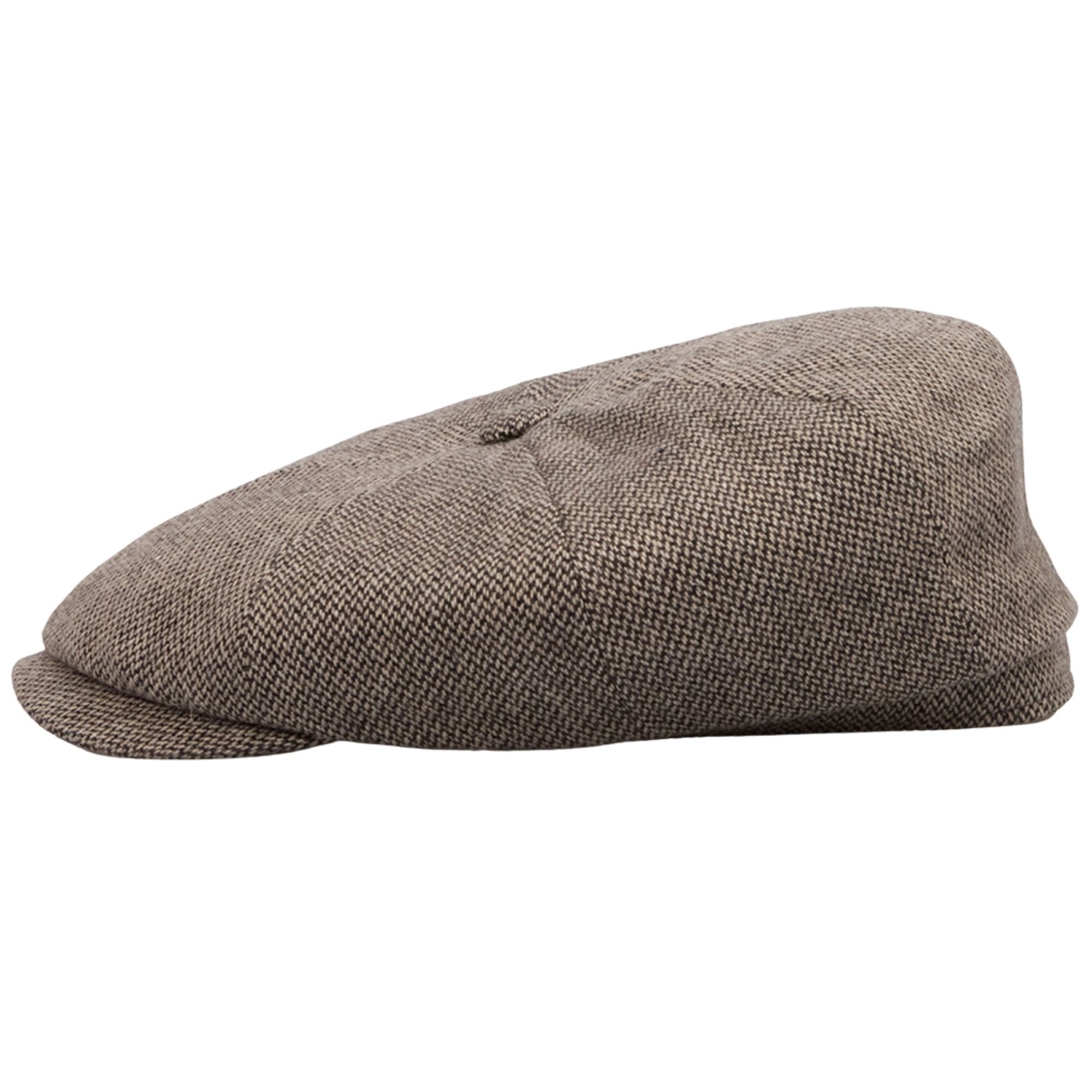 Stetson Hats Hatteras Wool Flat Cap - Brown
