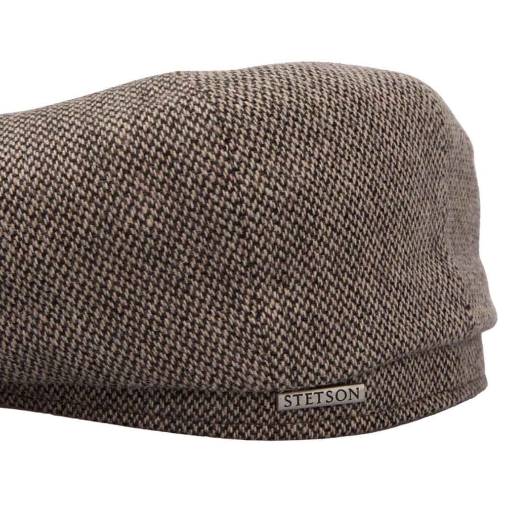 Stetson Hats Hatteras Wool Flat Cap - Brown
