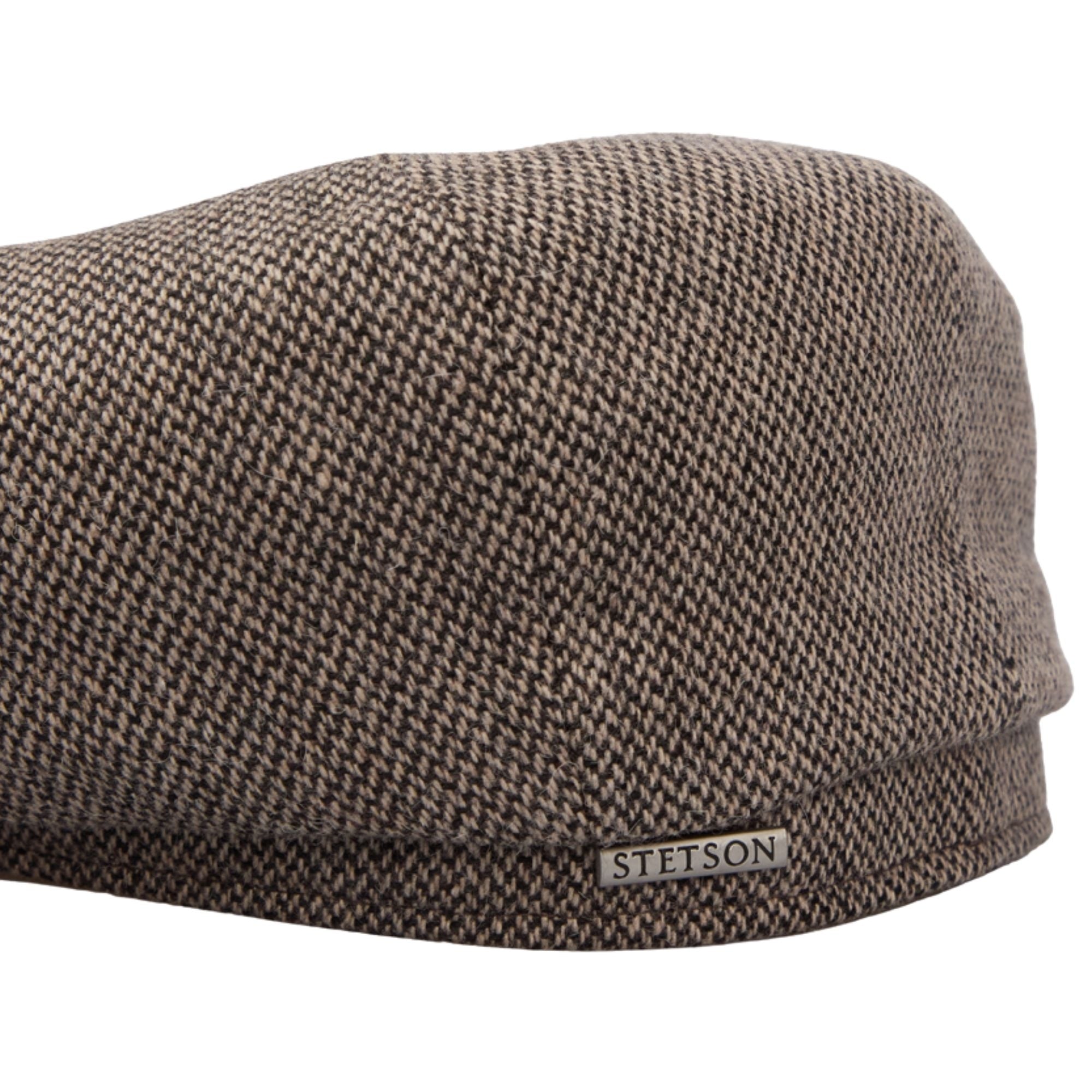 Stetson Hats Hatteras Wool Flat Cap - Brown