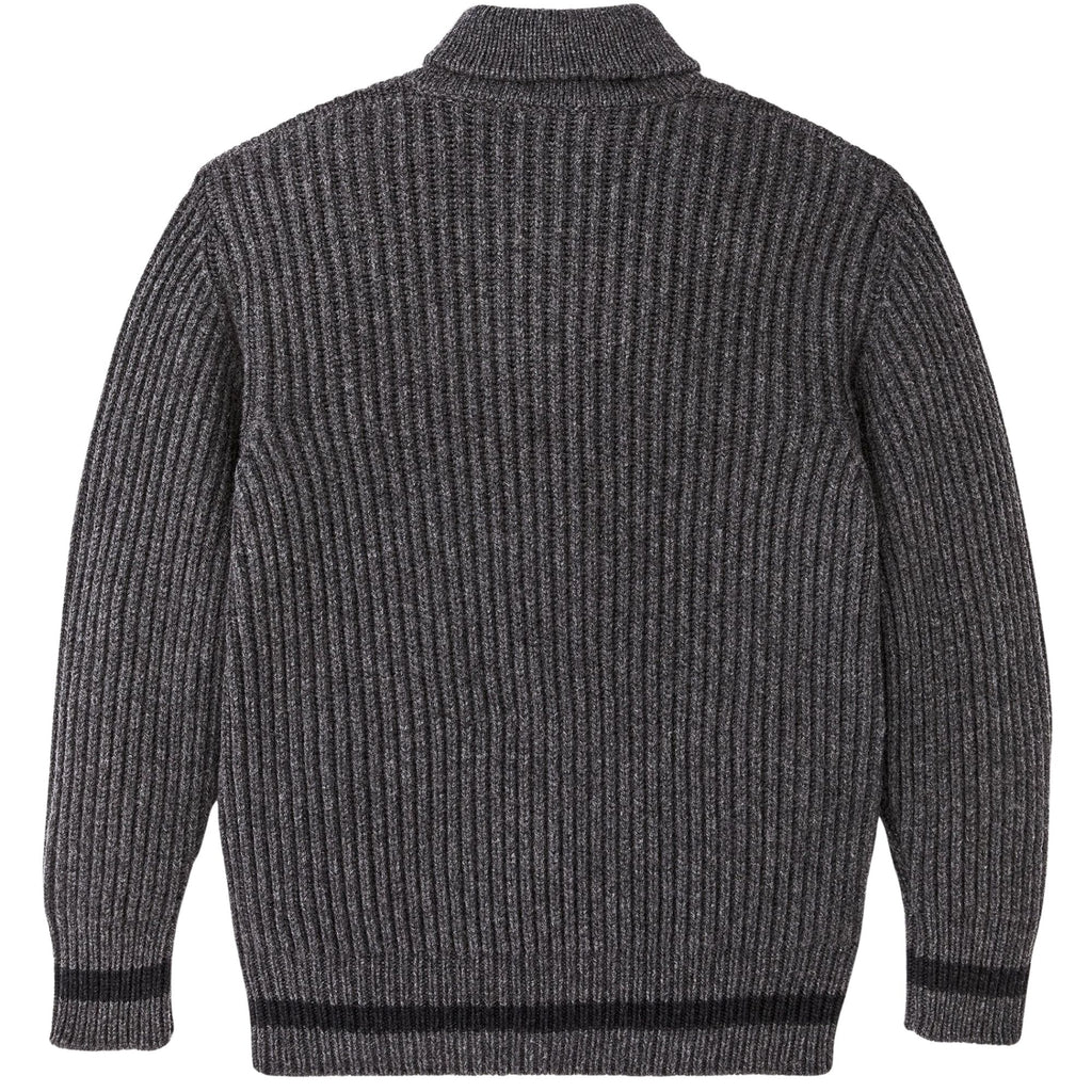 Filson Bristol Shawl Neck Sweater - Gray