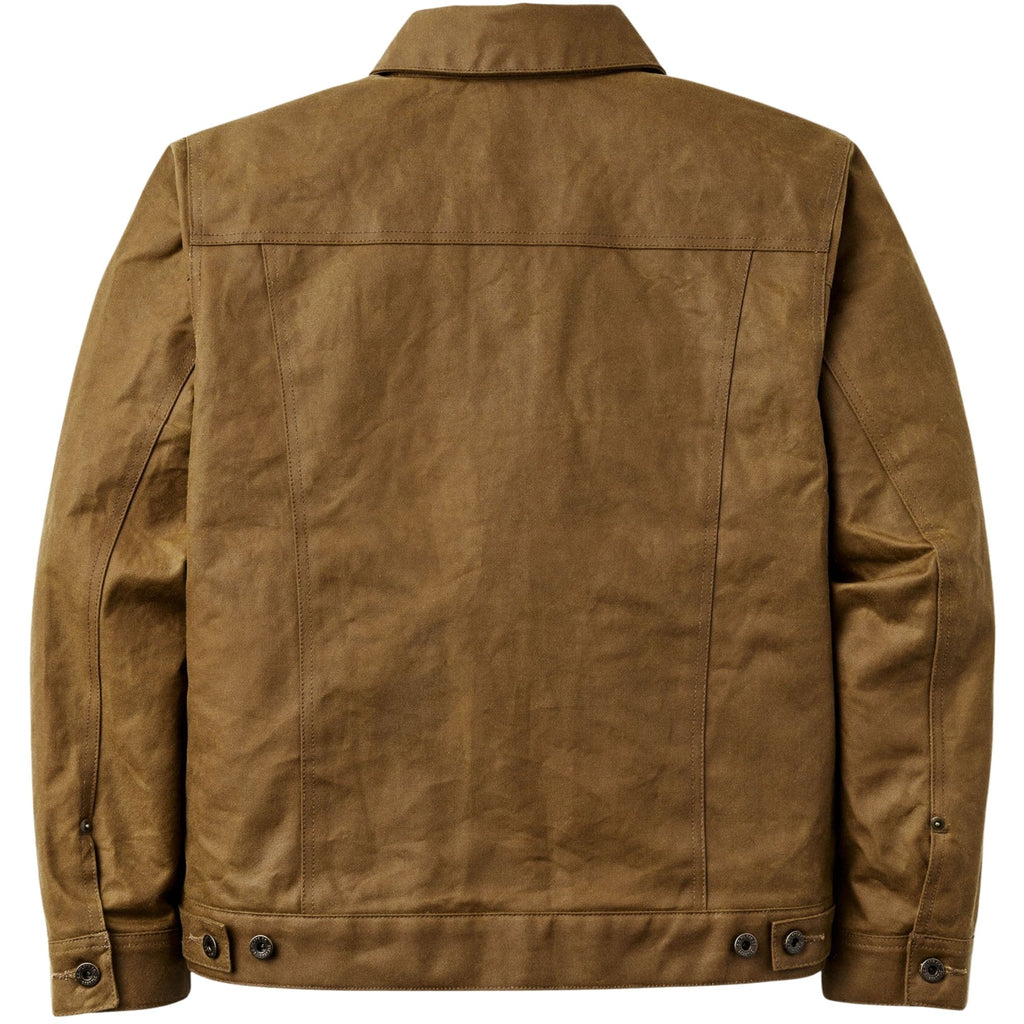 Filson Tin Cloth Short Lined Cruiser Jacket - Dark Tan