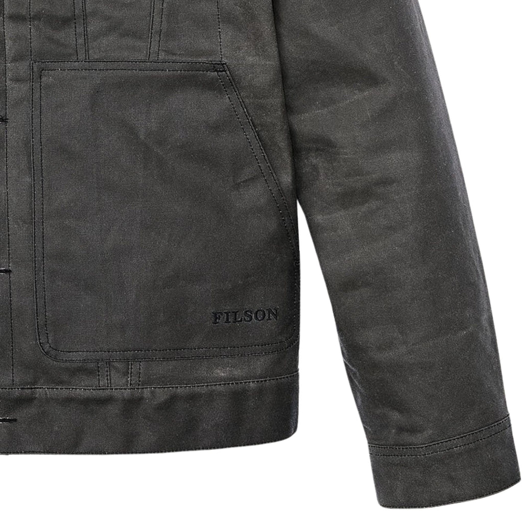 Filson Tin Cloth Short Lined Cruiser Jacket - Castor Grey