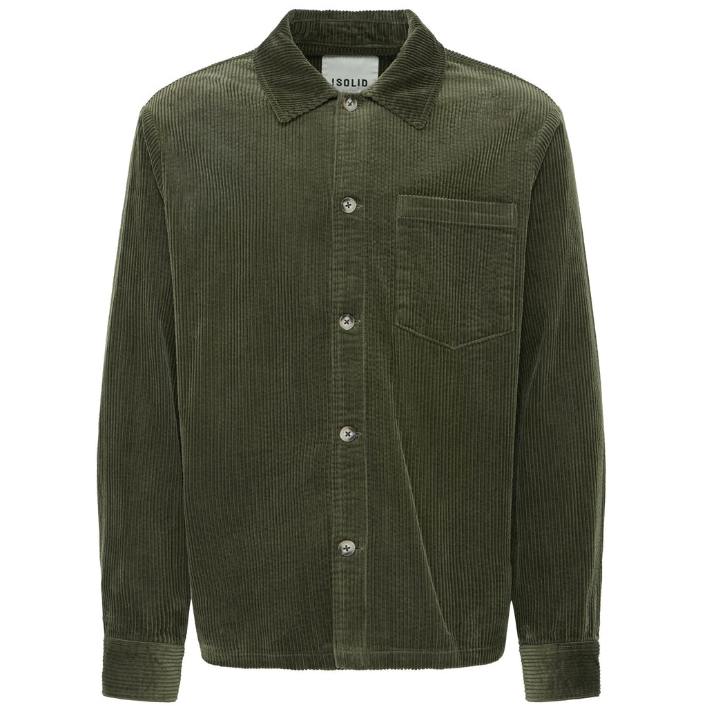 Solid Clothing Ingvi Cord Shirt - Ivy Green