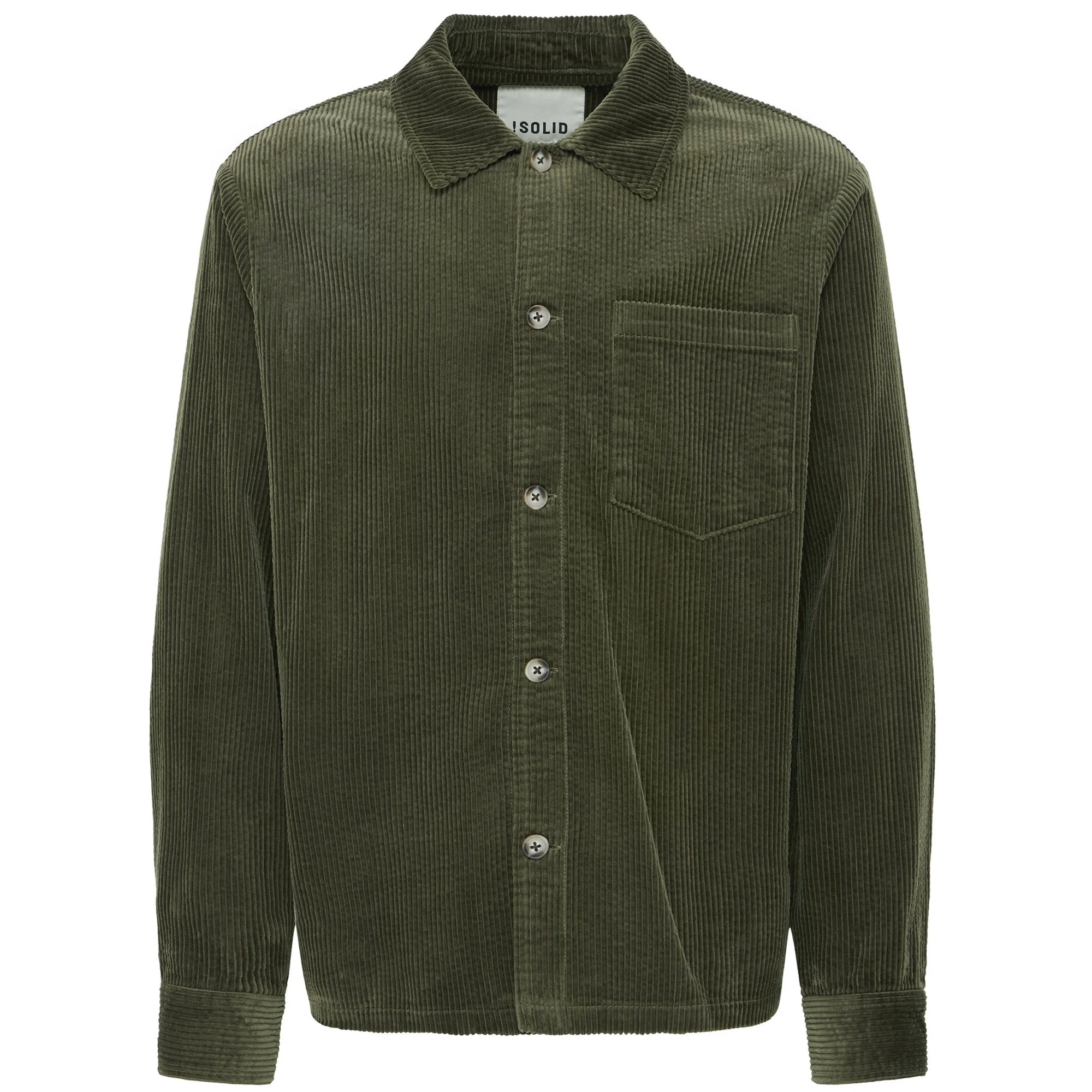 Solid Clothing Ingvi Cord Shirt - Ivy Green