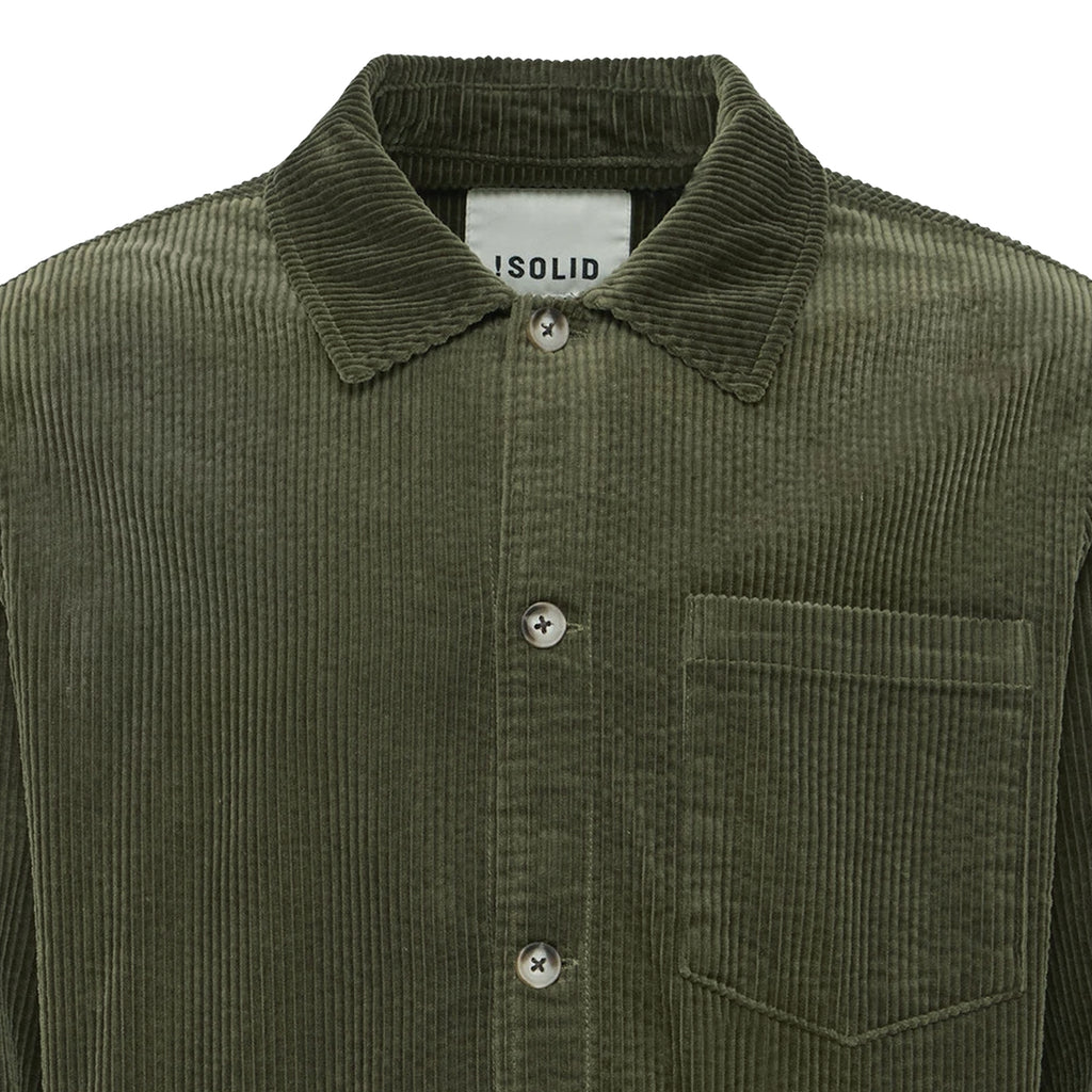 Solid Clothing Ingvi Cord Shirt - Ivy Green