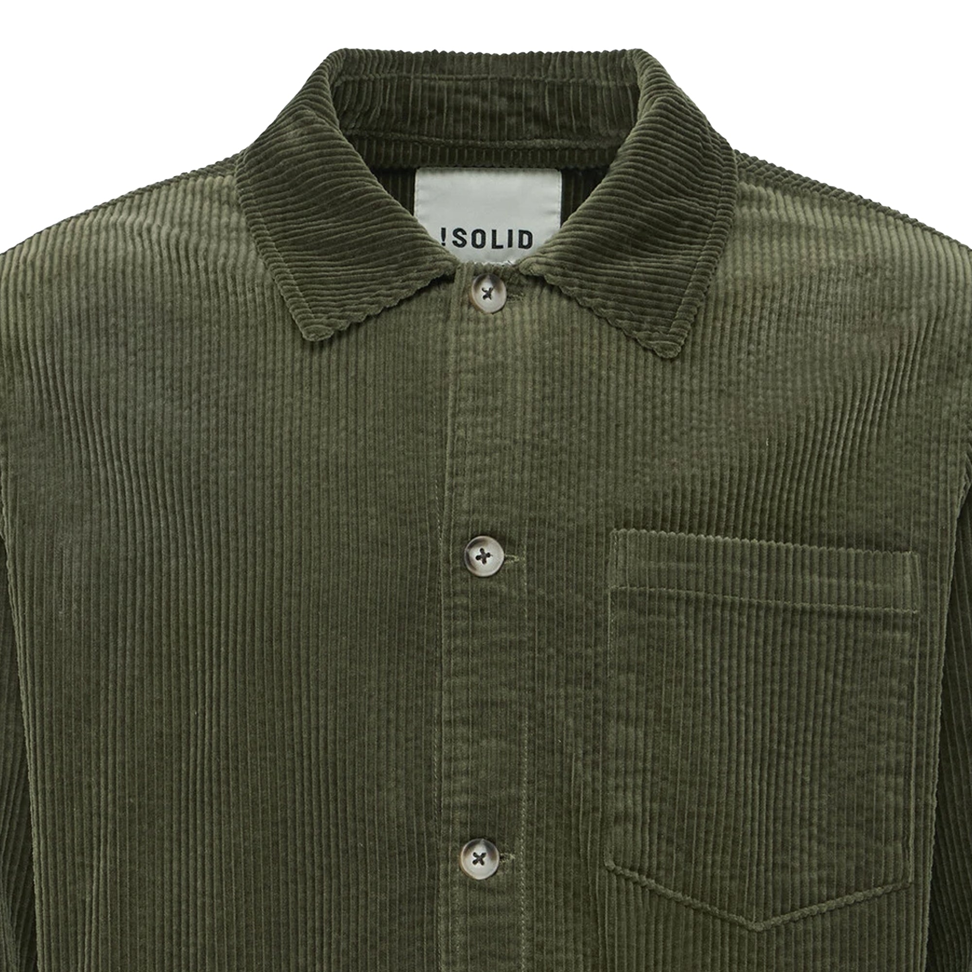 Solid Clothing Ingvi Cord Shirt - Ivy Green