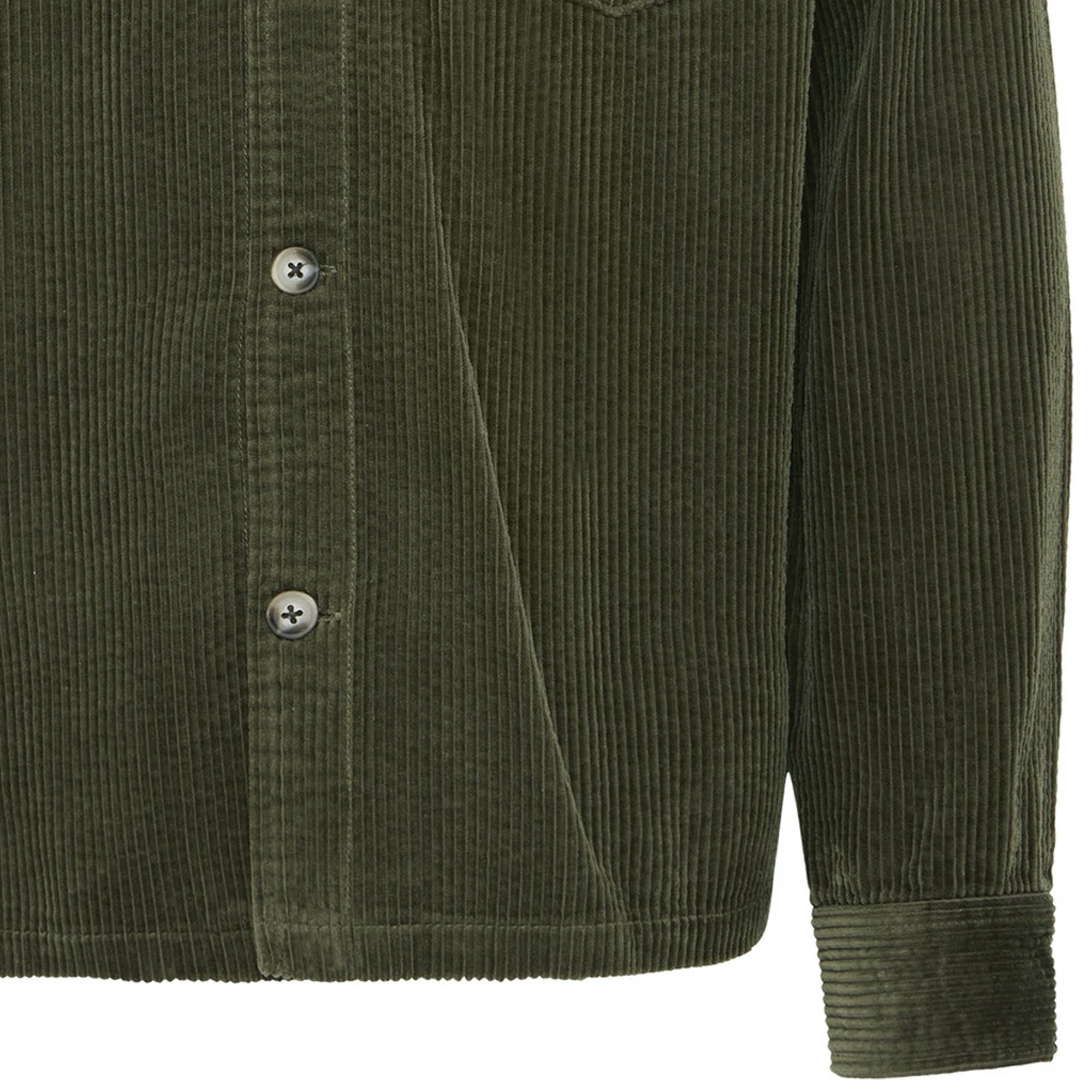 Solid Clothing Ingvi Cord Shirt - Ivy Green