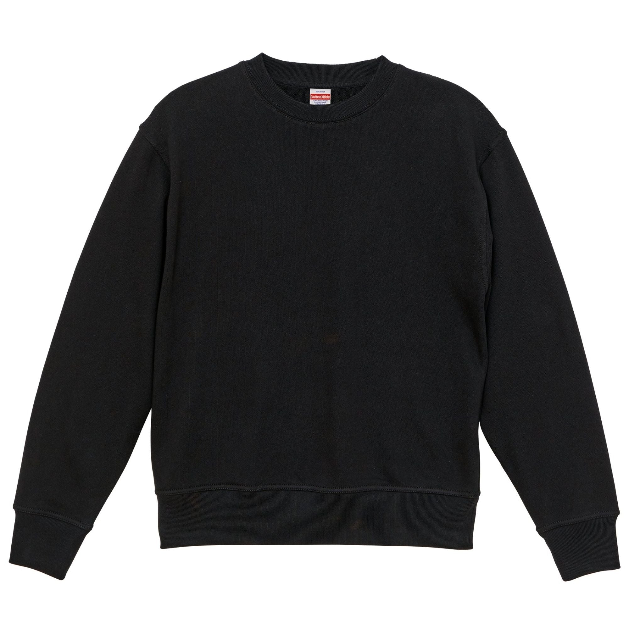 United Athle 12.7oz Heavy Weight Crew Neck Sweatshirt - Black