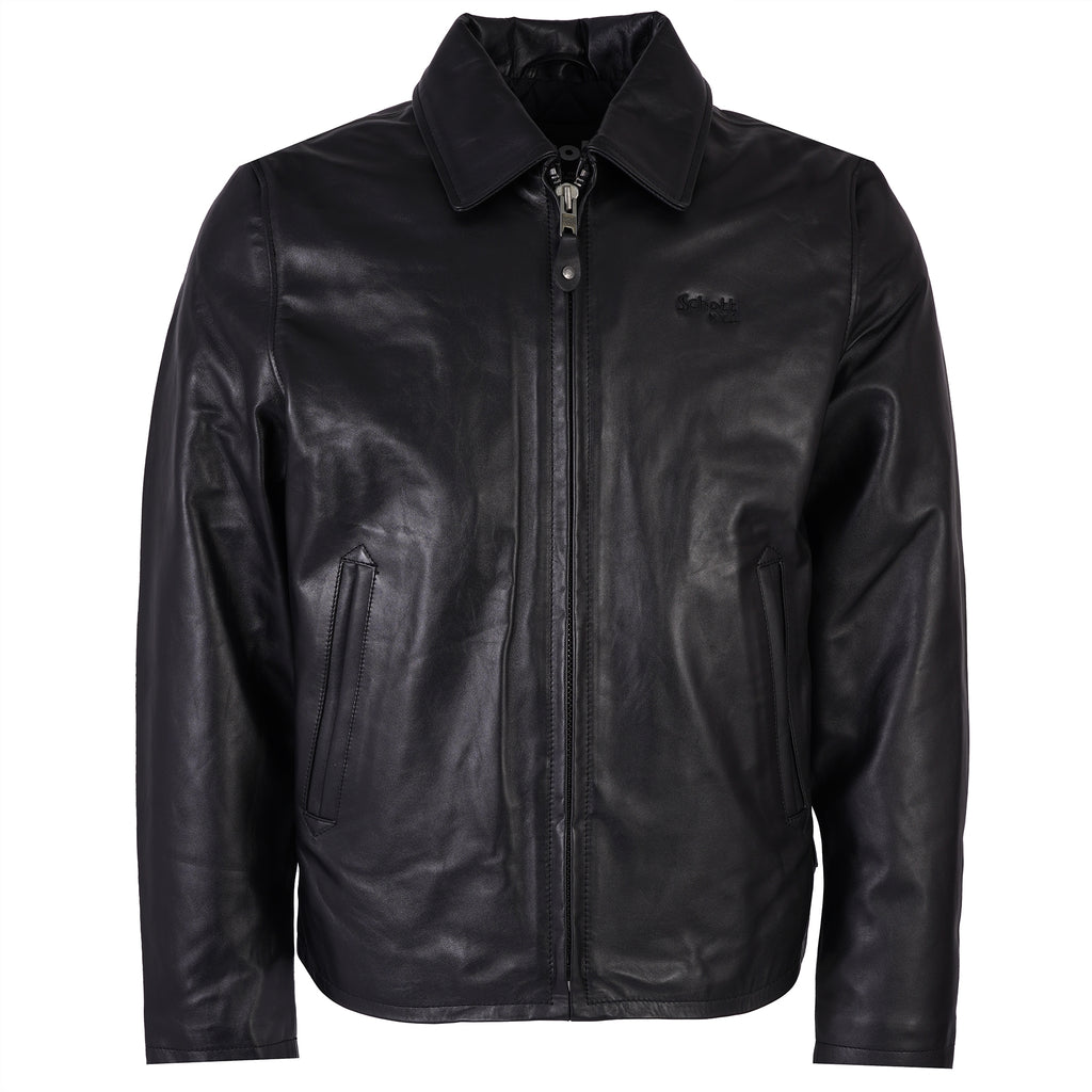 Schott NYC Leather Jacket - Black