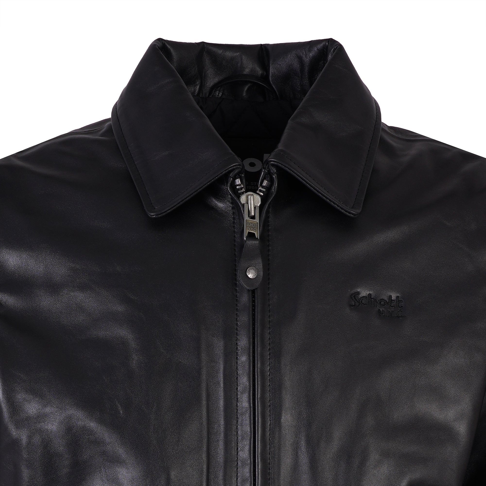 Schott NYC Leather Jacket - Black