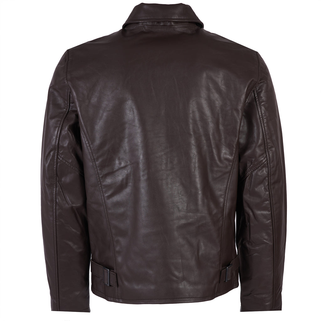 Schott NYC Leather Jacket - Dark Brown