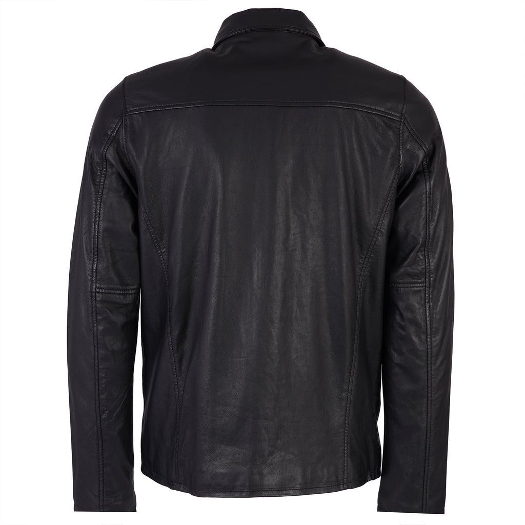 Schott NYC Classic Leather Jacket - Black