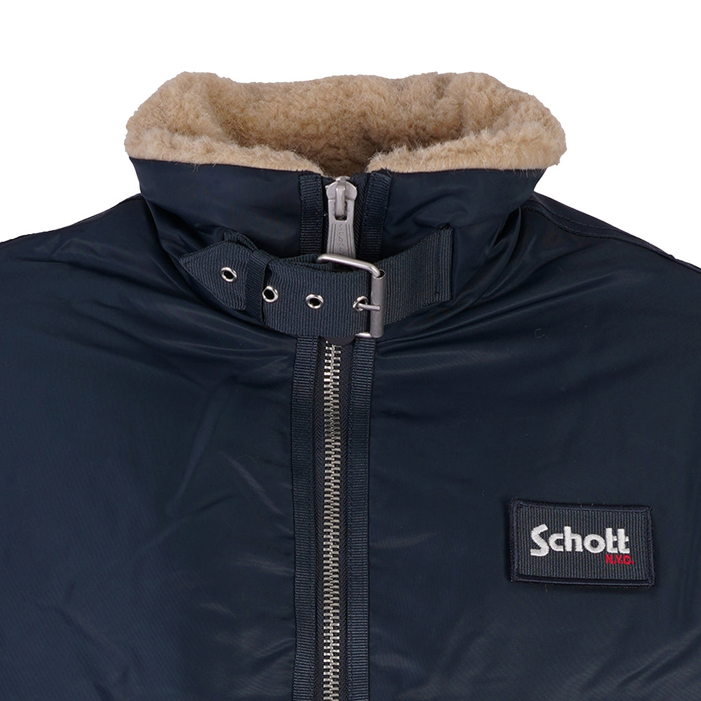 Schott NYC 210 Airwing Bomber Jacket - Navy