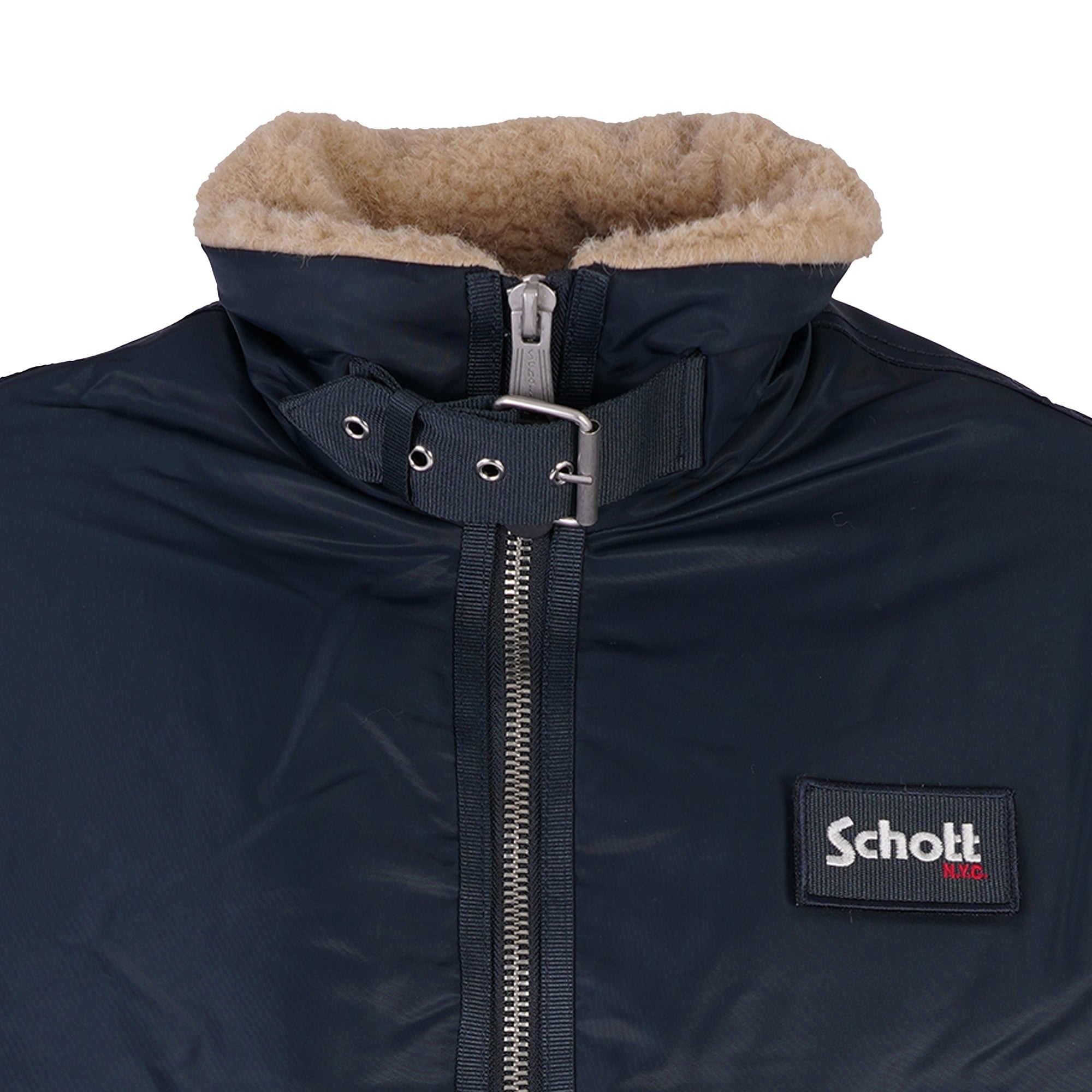 Schott NYC 210 Airwing Bomber Jacket - Navy