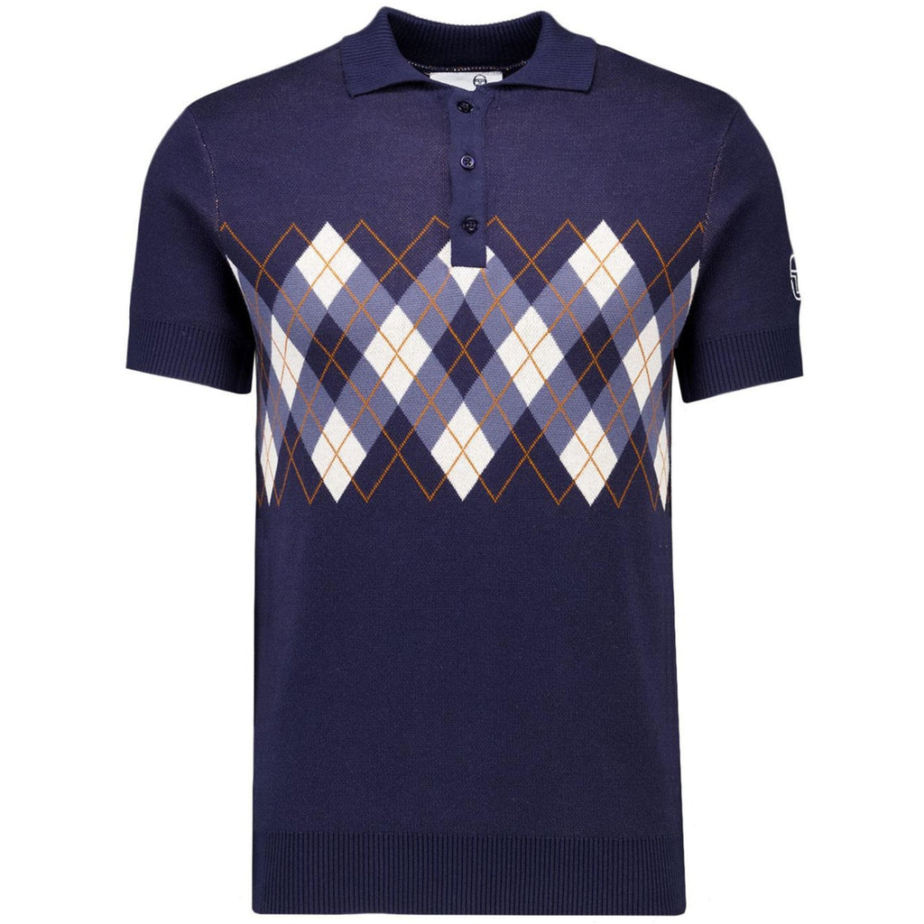 Sergio Tacchini Carezza Knitted Polo - Maritime