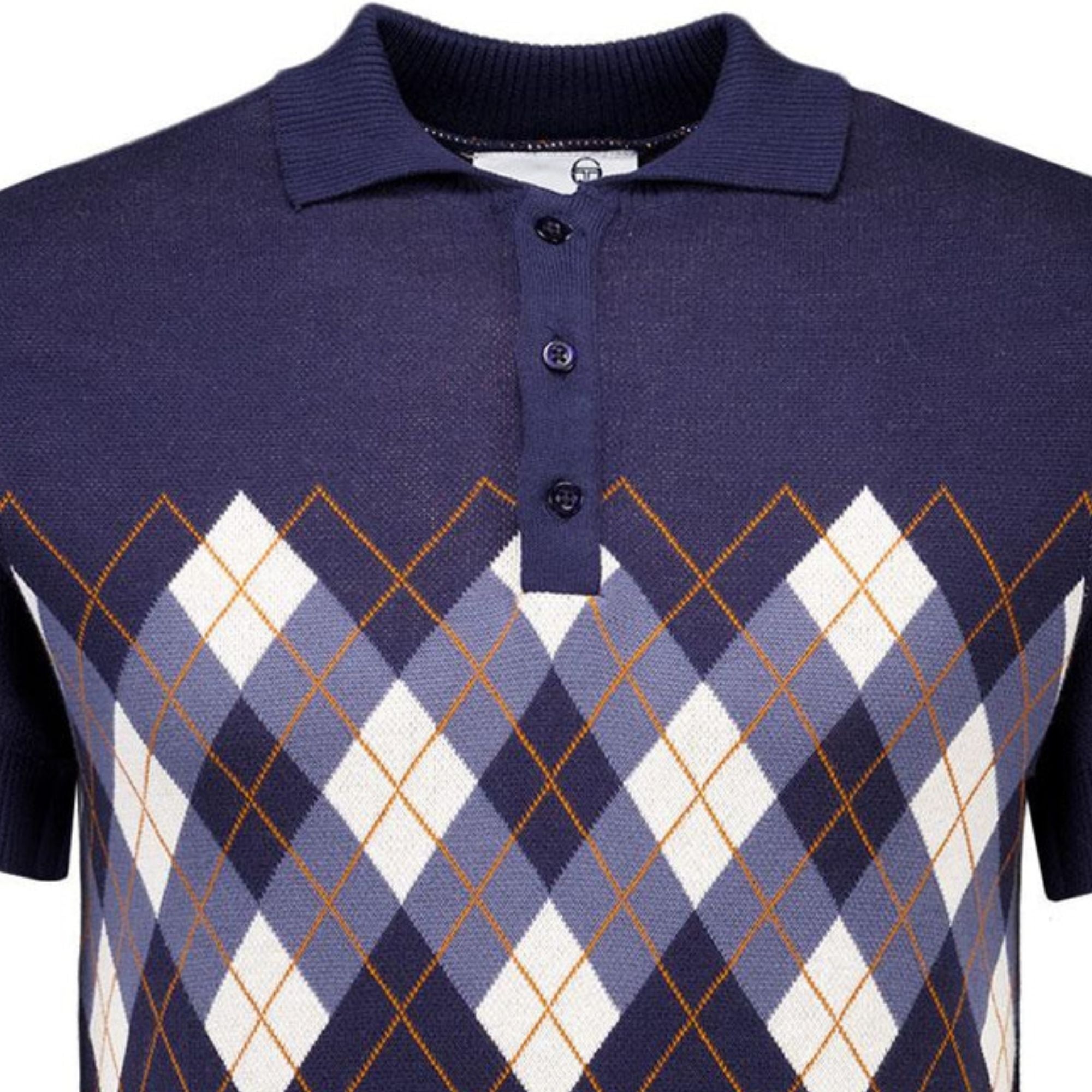 Sergio Tacchini Carezza Knitted Polo - Maritime