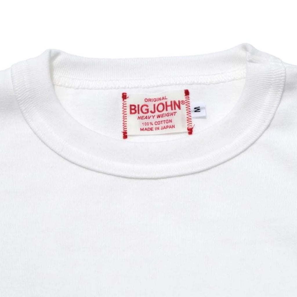 Big John Denim Magnum Weight Crewneck T-Shirt - White