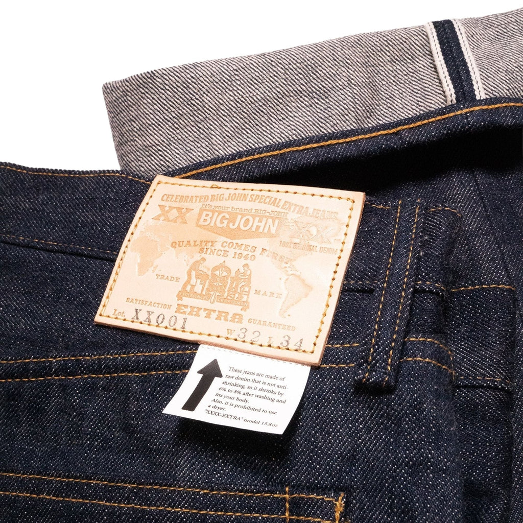 Big John Denim XX001 Extra Regular Straight Jeans - Indigo