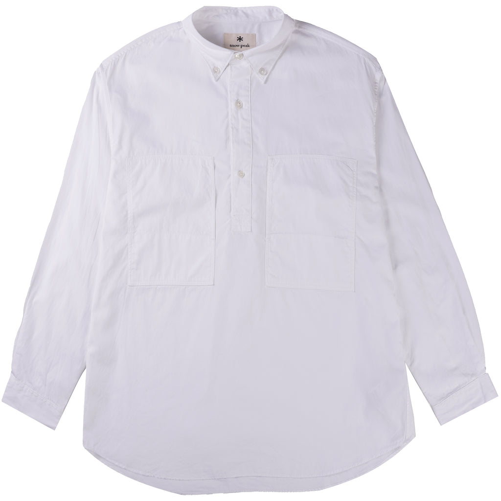 Snow Peak Pullover Shirt - White