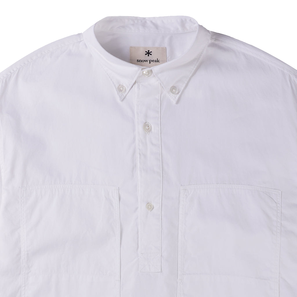 Snow Peak Pullover Shirt - White