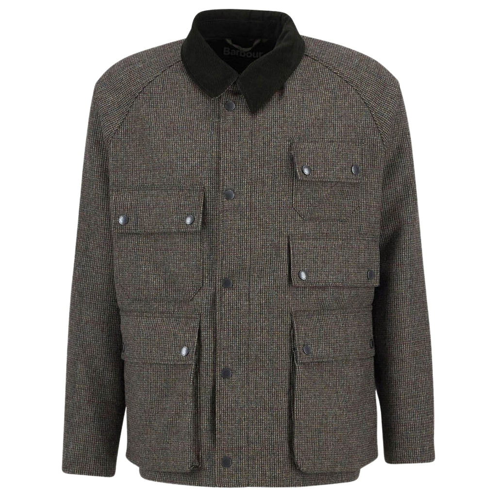 Barbour Editor Wool Jacket - Olive
