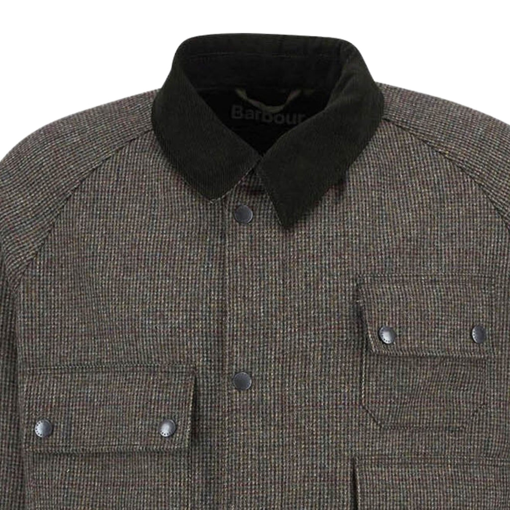Barbour Editor Wool Jacket - Olive