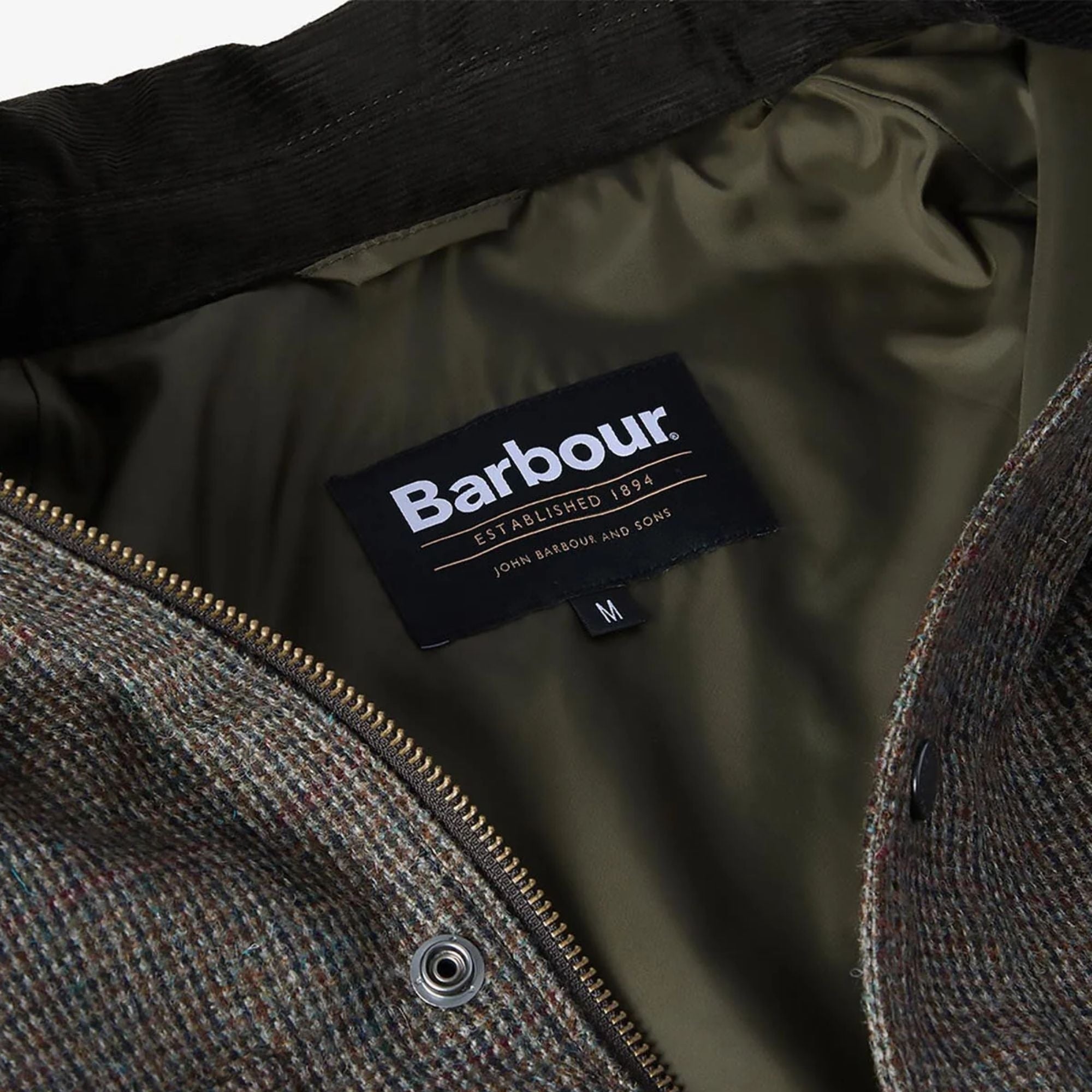 Barbour Editor Wool Jacket - Olive