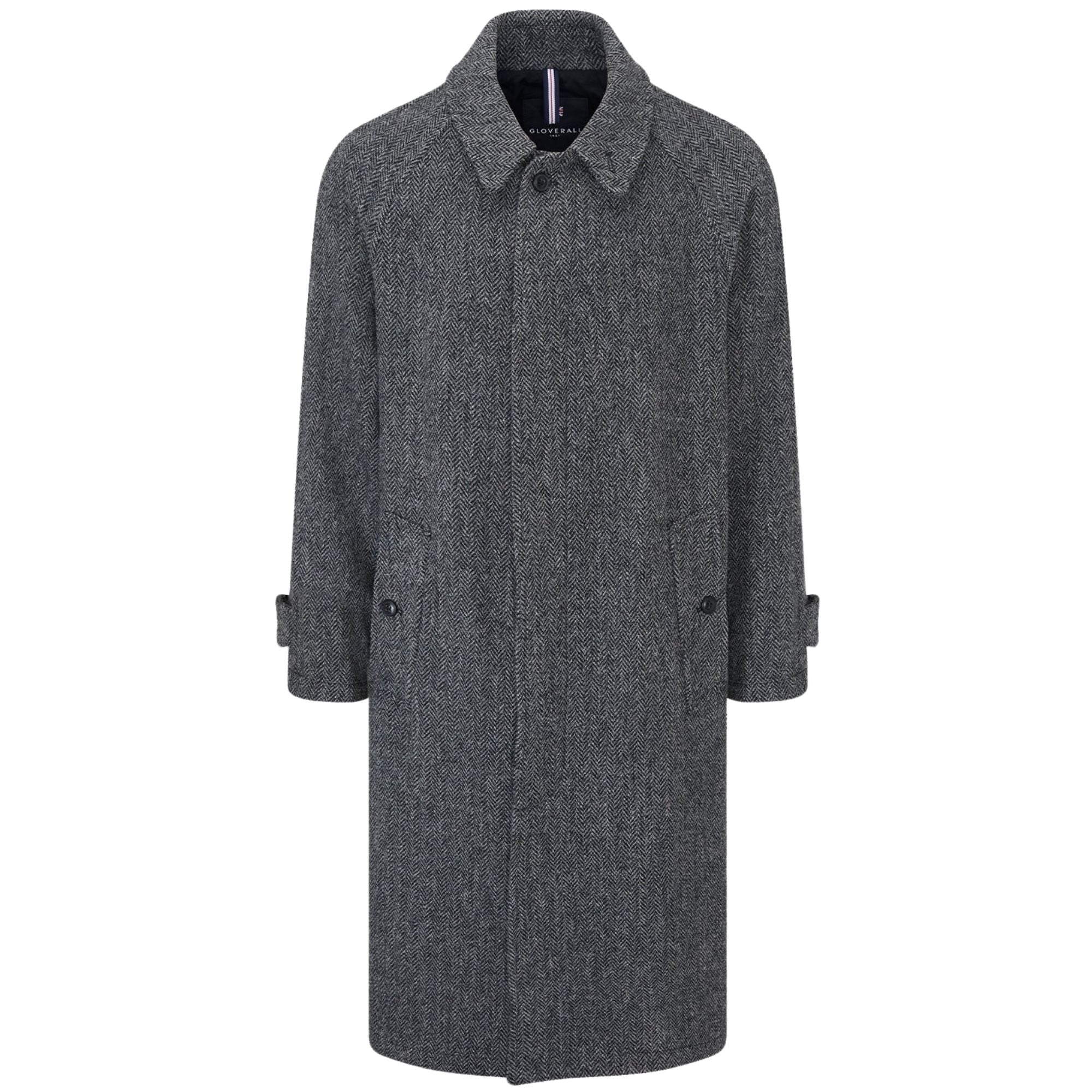 Harris Tweed Coat - Charcoal