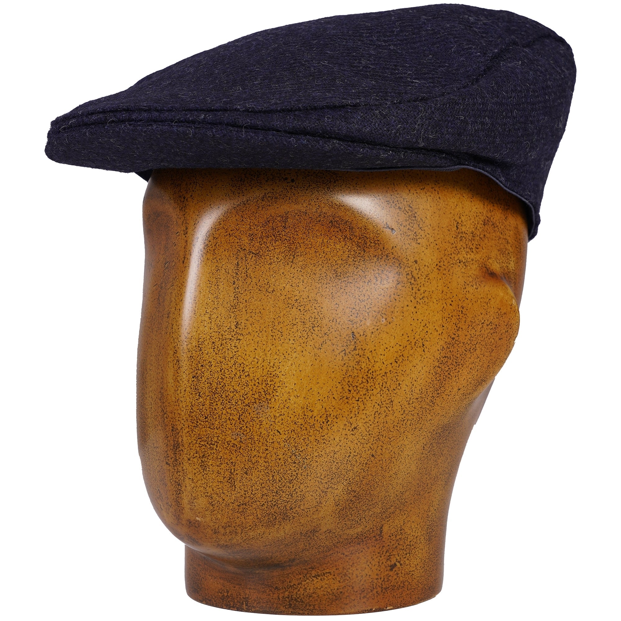 Abraham Moon Flat Cap - Navy