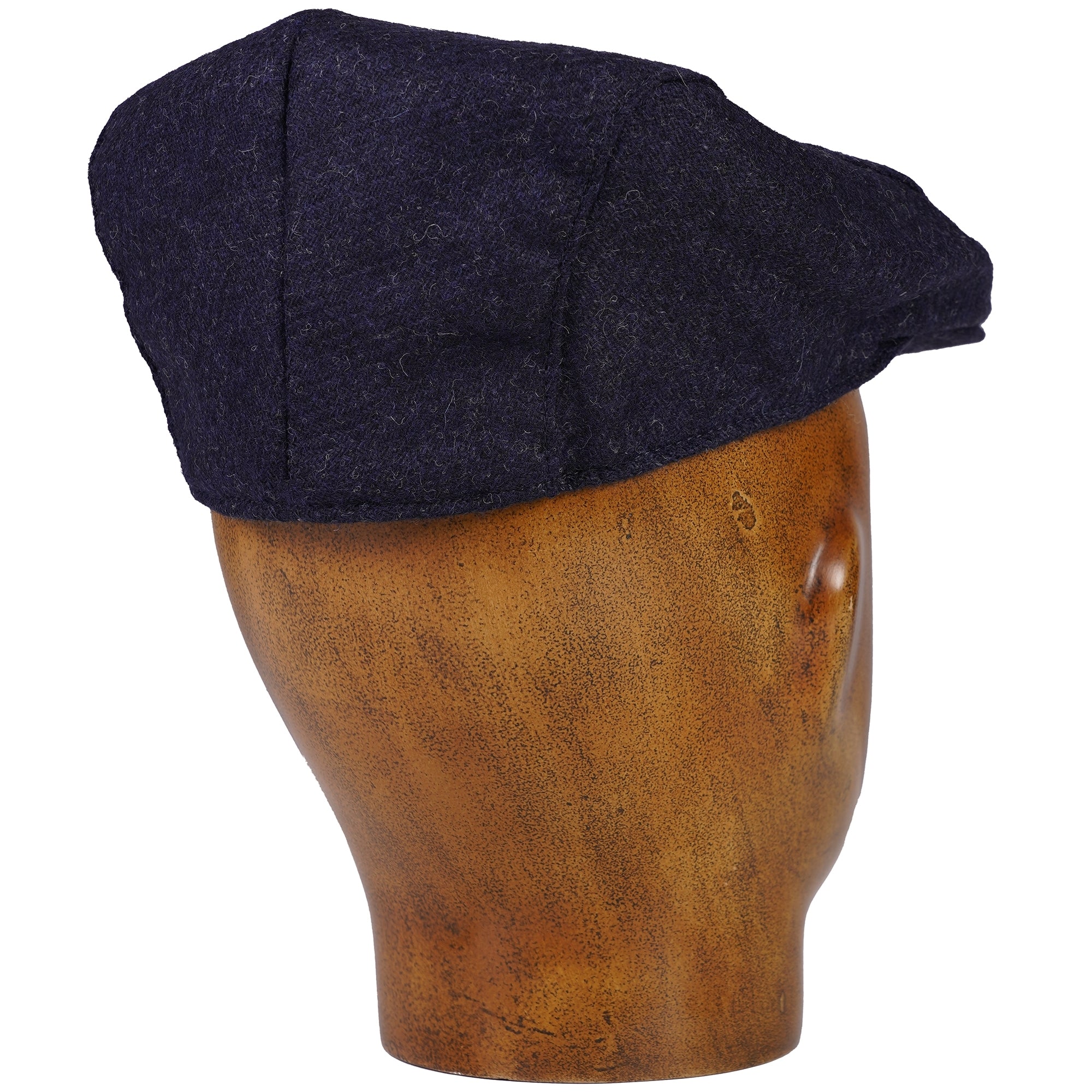 Abraham Moon Flat Cap - Navy