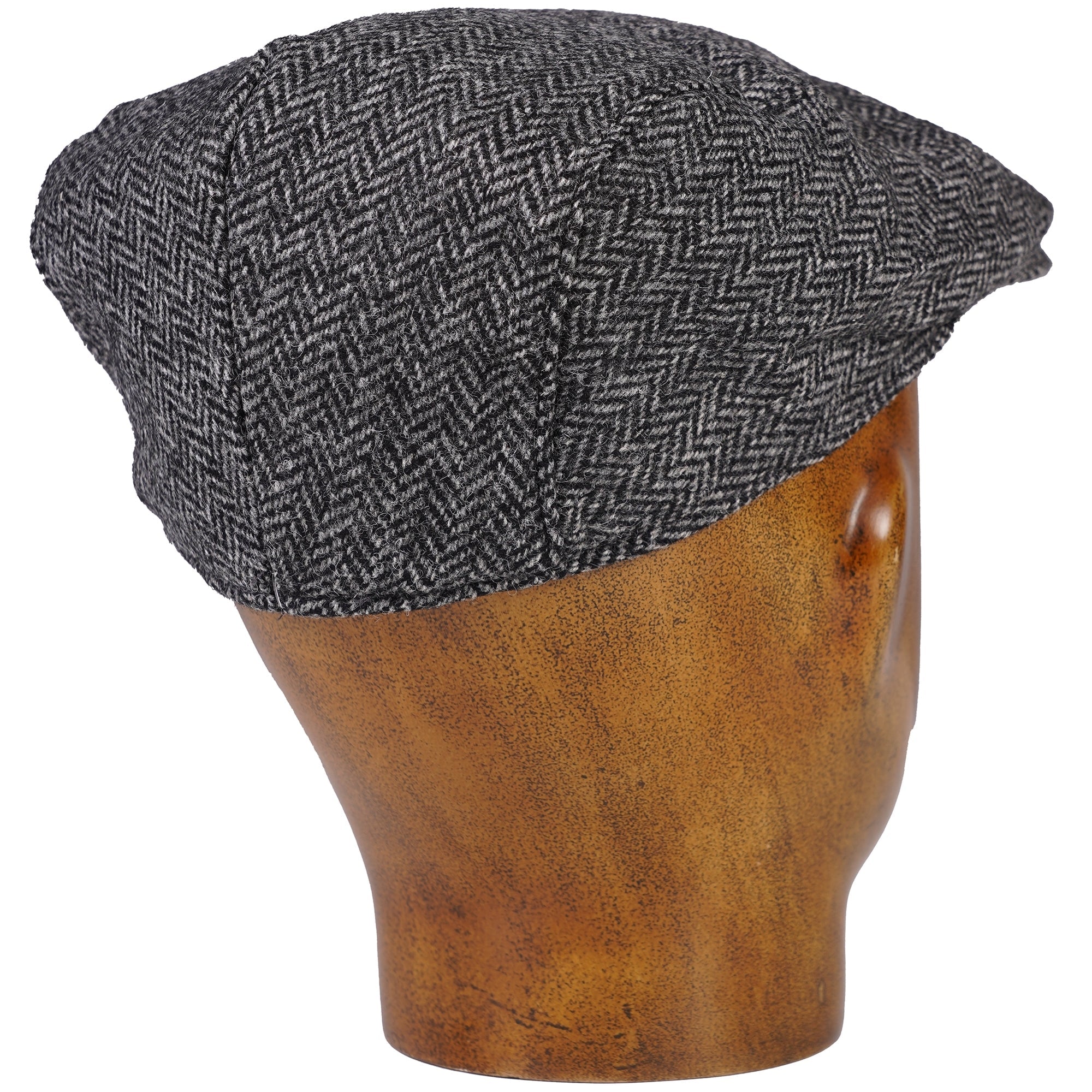 Abraham Moon Flat Cap - Charcoal