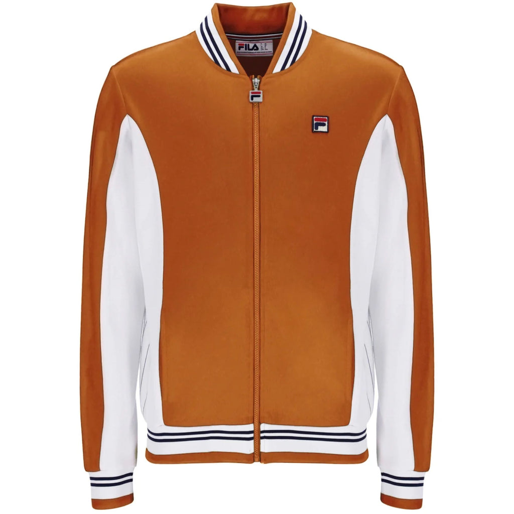 Fila Vintage Settanta Baseball Track Top - Pumpkin
