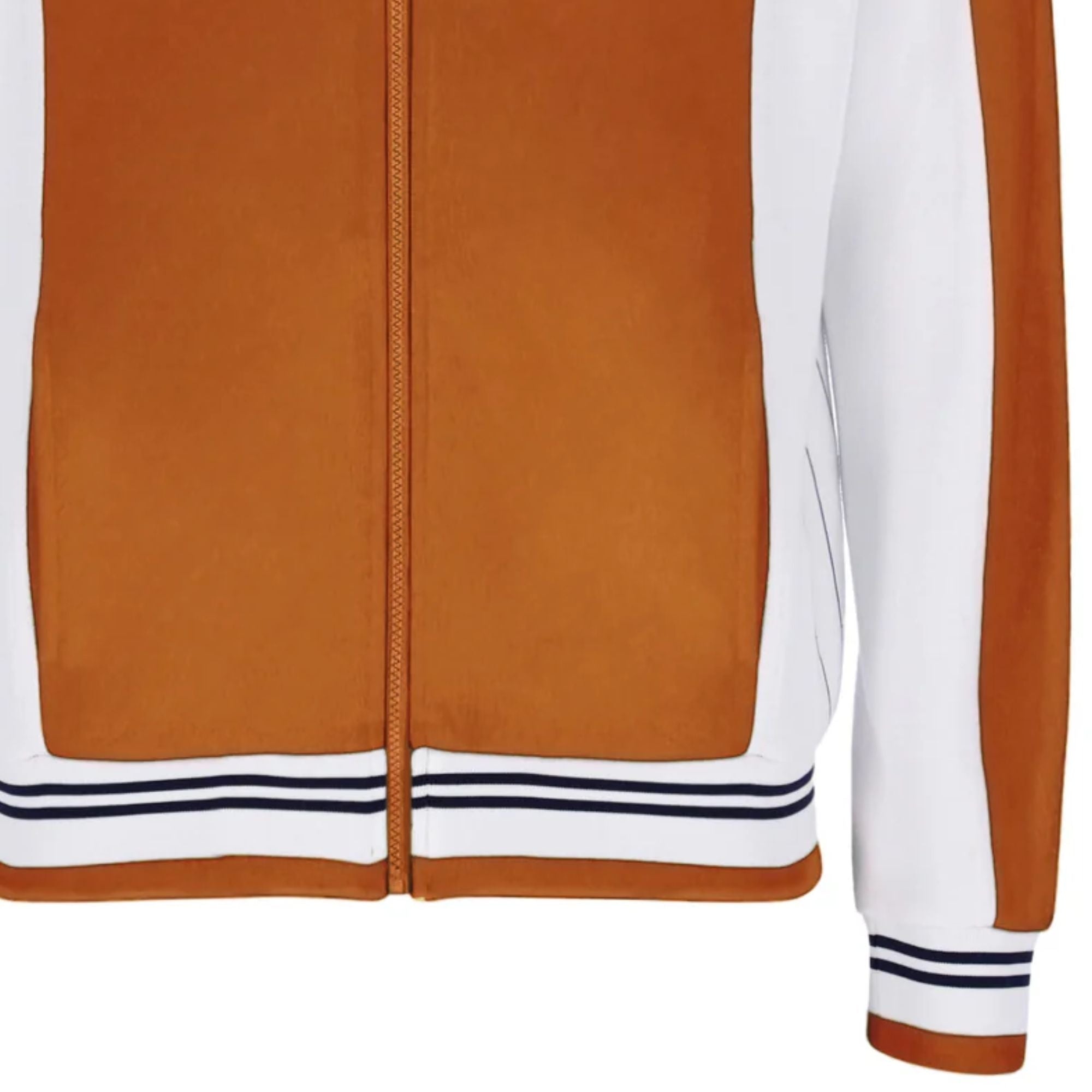 Fila Vintage Settanta Baseball Track Top - Pumpkin