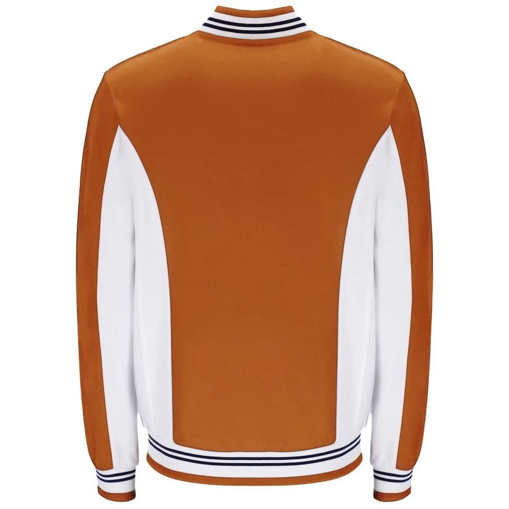 Fila Vintage Settanta Baseball Track Top - Pumpkin