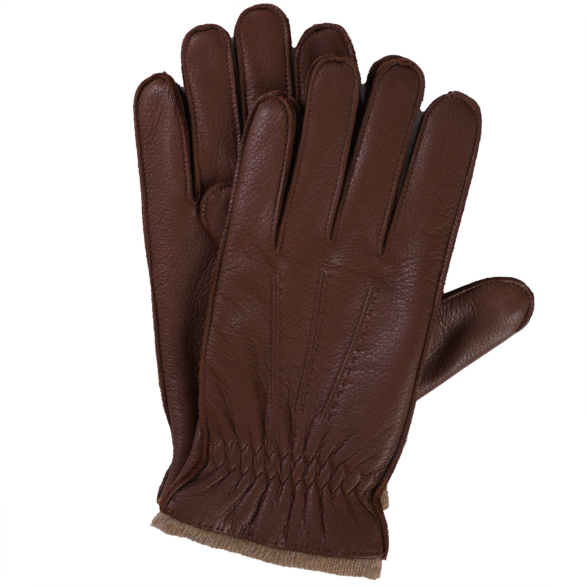 Dents Deerskin Gloves - Walnut