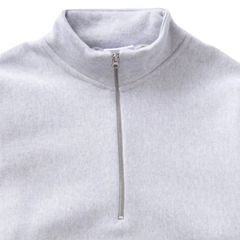 Super Weight Quarter Zip - Heather Grey