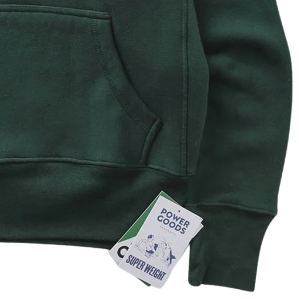 Power Goods Super Weight Hoodie - Forest Green