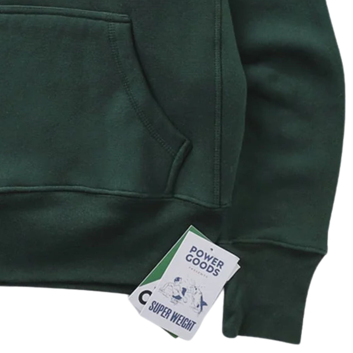 Power Goods Super Weight Hoodie - Forest Green