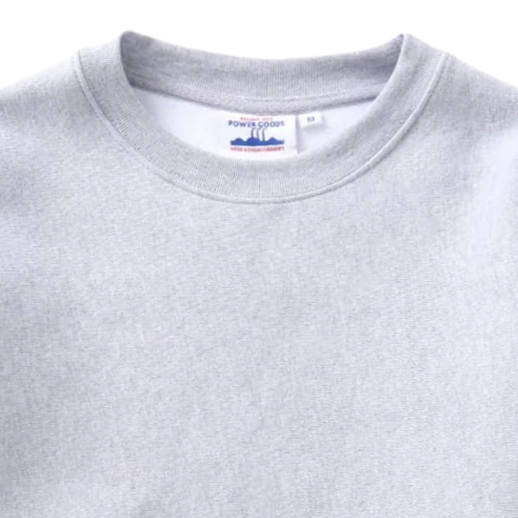 Power Goods Super Weight Crewneck - Heather Grey