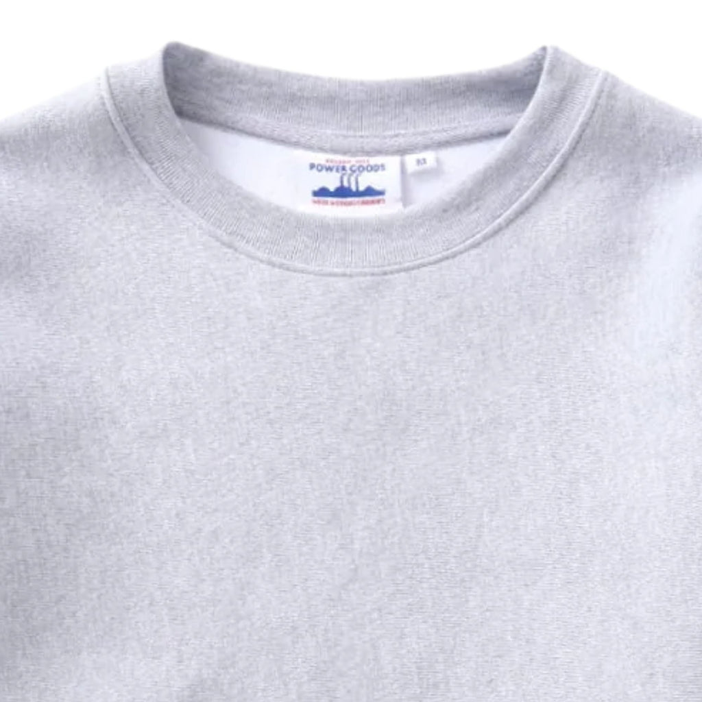 Power Goods Super Weight Crewneck - Heather Grey