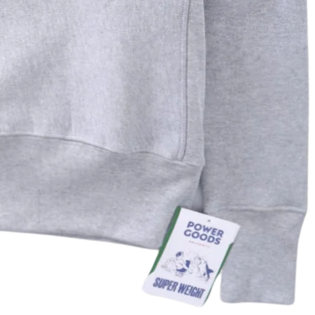 Power Goods Super Weight Crewneck - Heather Grey
